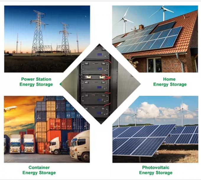 48V 100ah Lifepo4 19 ′′RACK ESS Endüstriyel Lityum Pil Paketi Telekom için Enerji Depolama Sistemi 4