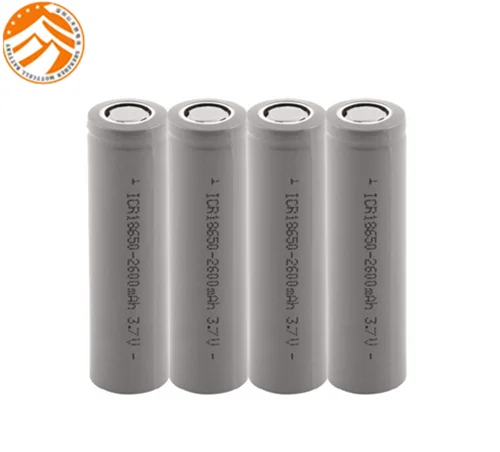 IEC62133 Silindir Li Ion Yüksek Sıcaklıklı Lityum Pil 18650 3.7v 2600mah 5