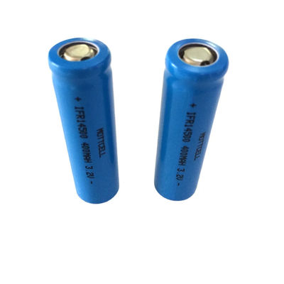 14500 LFP Silindir Lityum Pil Hücresi 3.2V 600mAh Lityum Demir Fosfat Pil