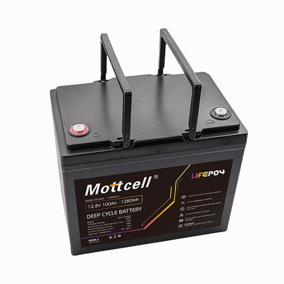 Kapasite Lifepo4 Şarj edilebilir 12V Pil - 100Ah IP67 Koruma Hafif ABS/PVC Kaplama