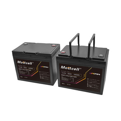 IP67 Korumalı 50A 12V Lifepo4 Pil M8 Terminal 640Wh Kapasite / 3000-5000 Döngü Süresi
