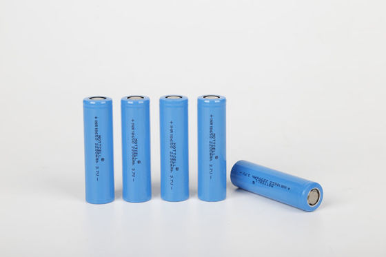 IEC62133 Silindir Li Ion Yüksek Sıcaklıklı Lityum Pil 18650 3.7v 2600mah