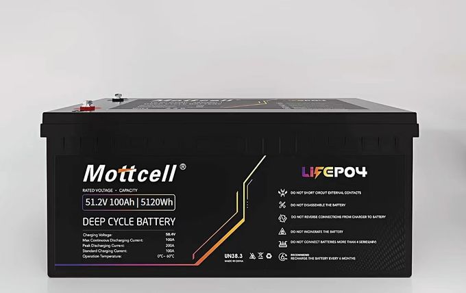 LiFePO4 Endüstriyel Lityum Bataryası 48V 100Ah Elektrikli Çatal ve Güneş Enerjisi İçin 3